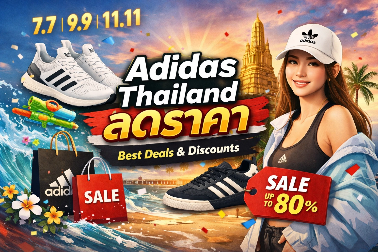 Adidas Thailand Sale: โค้ดส่วนลด adidas, AdiClub Discounts and Every Deal on adidas.co.th Right Now